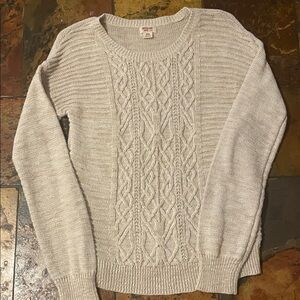 Mossimo Supply Co. Cream Crewneck Sweater